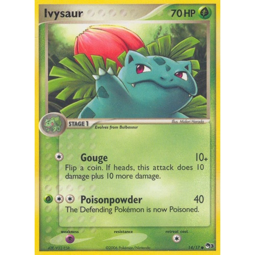 Ivysaur 14/17 POP Series 3 Common Pokemon Card NEAR MINT TCG