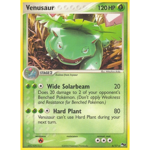 Venusaur 6/17 POP Series 2 Holo Rare Pokemon Card NEAR MINT TCG
