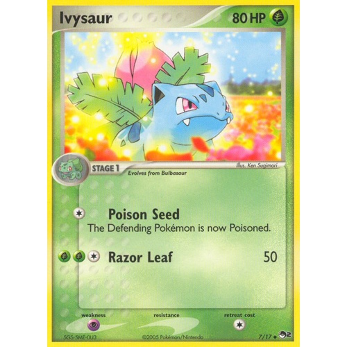 Ivysaur 7/17 POP Series 2 Uncommon Pokemon Card NEAR MINT TCG