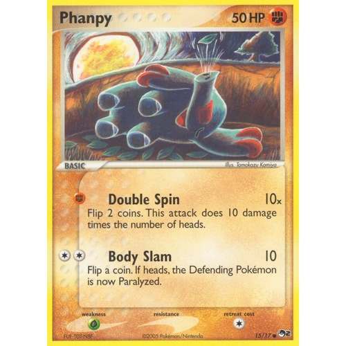 Phanpy 15/17 POP Series 2 Common Pokemon Card NEAR MINT TCG