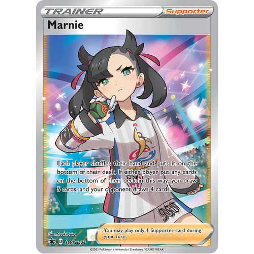 MARNIE SWSH121 Black Star Promo Pokemon Card NEAR MINT TCG