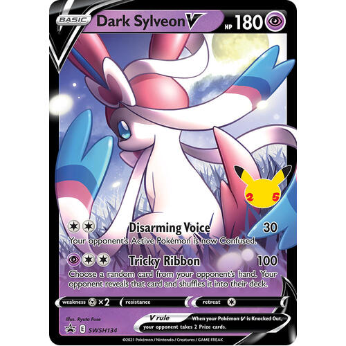 Dark Sylveon V SWSH134 Black Star Promo Pokemon Card NEAR MINT TCG
