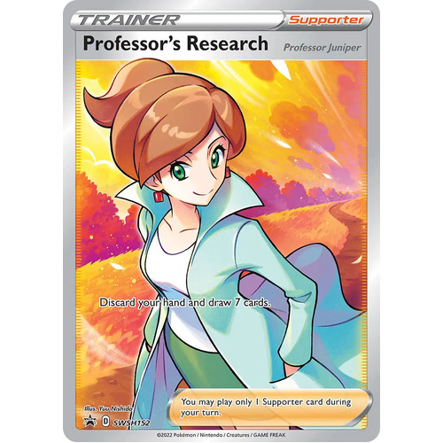 Professor's Research SWSH152 Black Star Promo Pokemon Card NEAR MINT TCG