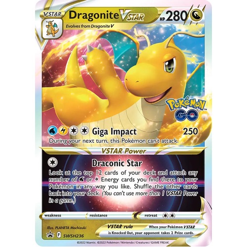 Dragonite VSTAR SWSH236 Black Star Promo Pokemon Card NEAR MINT TCG