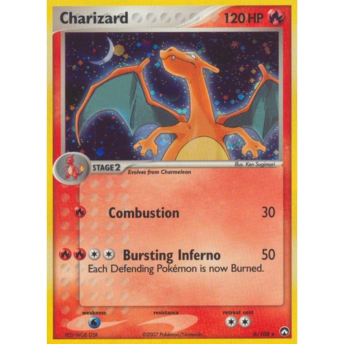 Charizard 6/108 EX Power Keepers Holo Rare Pokemon Card NEAR MINT TCG