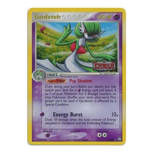 Gardevoir 9/108 EX Power Keepers Reverse Holo Rare Pokemon Card NEAR MINT TCG