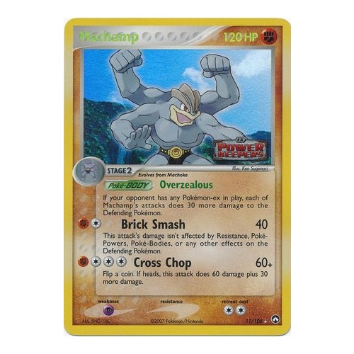 Machamp 11/108 EX Power Keepers Reverse Holo Rare Pokemon Card NEAR MINT TCG