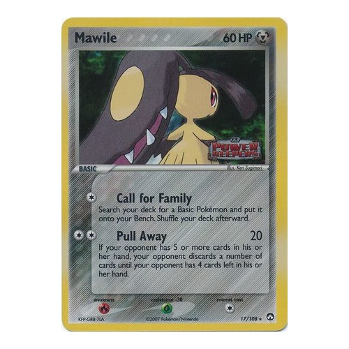 Mawile 17/108 EX Power Keepers Reverse Holo Rare Pokemon Card NEAR MINT TCG