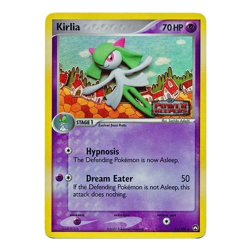 Kirlia 31/108 EX Power Keepers Reverse Holo Uncommon Pokemon Card NEAR MINT TCG