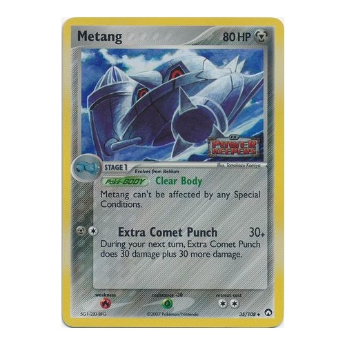 Metang 35/108 EX Power Keepers Reverse Holo Uncommon Pokemon Card NEAR MINT TCG
