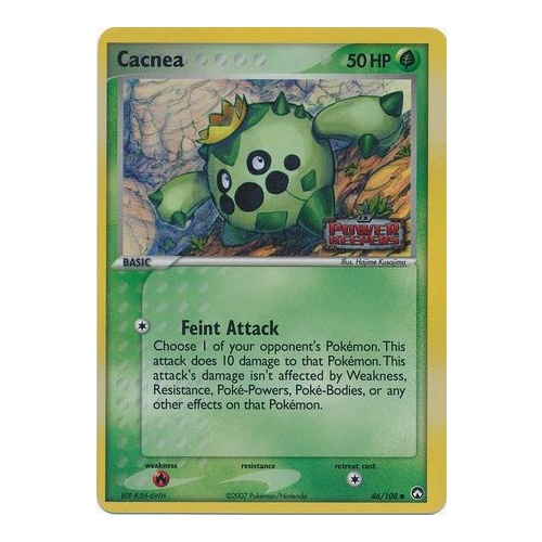Cacnea 46/108 EX Power Keepers Reverse Holo Common Pokemon Card NEAR MINT TCG