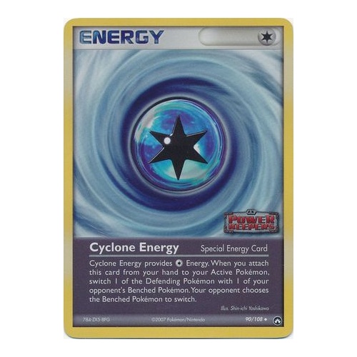 Cyclone Energy 90/108 EX Power Keepers Reverse Holo Uncommon Pokemon Card NEAR MINT TCG