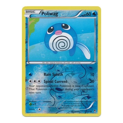 Furious Fists 15//111 Poliwag Reverse Holo Pokemon Card