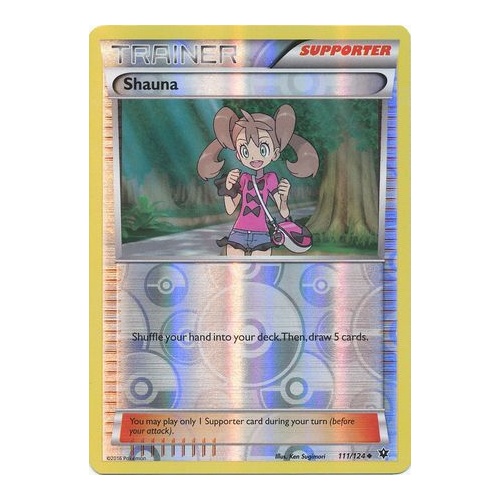 Shauna Reverse Holo Fates Collide 111//124 NEAR MINT Pokemon Card