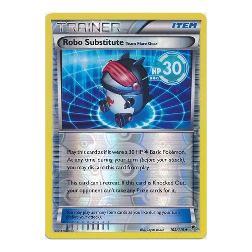 Pokemon TCG XY PHANTOM FORCES ROBO SUBSTITUTE 102//119 X 4