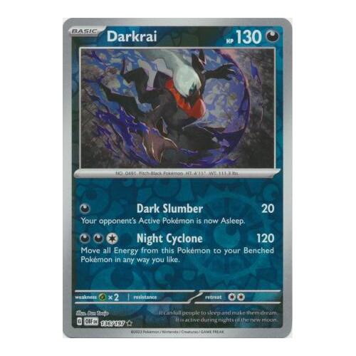 Darkrai 136/197 SV Obsidian Flames Reverse Holo Pokemon Card NEAR MINT TCG