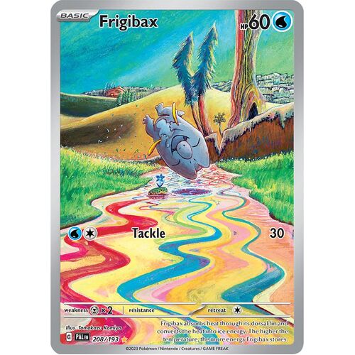 Frigibax 208/193 Scarlet and Violet Paldea Evolved Illustration Rare Holo Pokemon Card NEAR MINT TCG