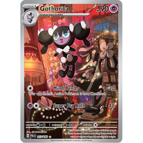 Gothorita 213/193 Scarlet and Violet Paldea Evolved Illustration Rare Holo Pokemon Card NEAR MINT TCG