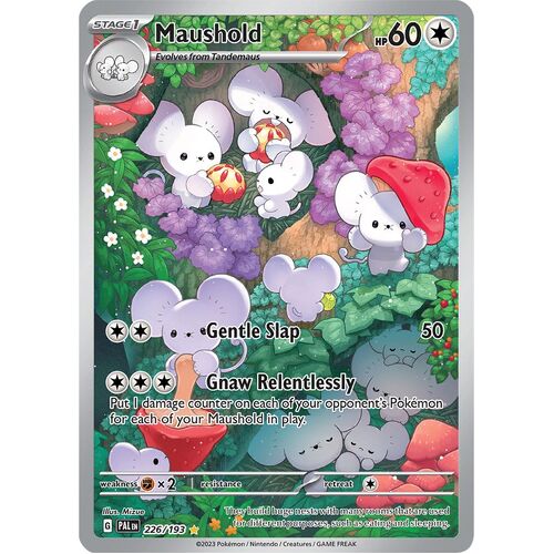 Maushold 226/193 Scarlet and Violet Paldea Evolved Illustration Rare Holo Pokemon Card NEAR MINT TCG