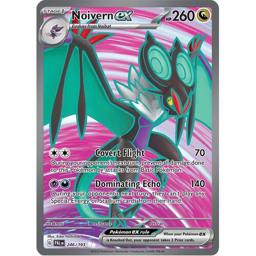Noivern ex 246/193 Scarlet and Violet Paldea Evolved Full Art Holo Secret Rare Pokemon Card NEAR MINT TCG