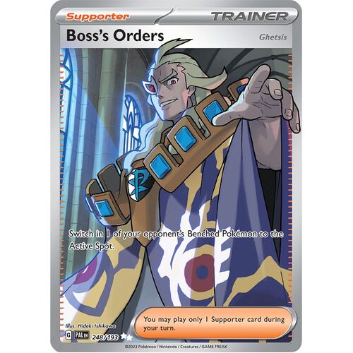 Boss's Orders 248/193 Scarlet and Violet Paldea Evolved Full Art Holo Secret Rare Pokemon Card NEAR MINT TCG