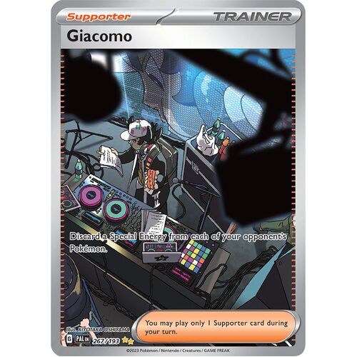 Giacomo 267/193 Scarlet and Violet Paldea Evolved Special Illustration Rare Holo Pokemon Card NEAR MINT TCG