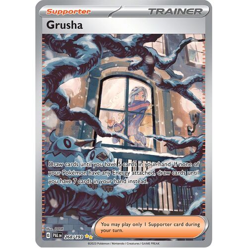 Grusha 268/193 Scarlet and Violet Paldea Evolved Special Illustration Rare Holo Pokemon Card NEAR MINT TCG