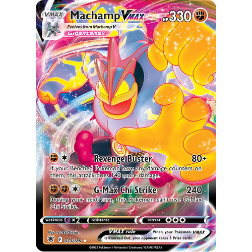 Machamp VMAX 73/189 SWSH Astral Radiance Full Art Holo Ultra Rare Pokemon Card NEAR MINT TCG