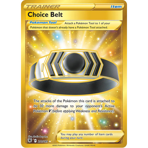 Choice Belt 211/189 SWSH Astral Radiance Full Art Secret Rare Pokemon Card NEAR MINT TCG