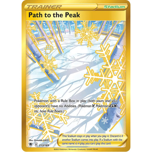 Path to the Peak 213/189 SWSH Astral Radiance Full Art Secret Rare Pokemon Card NEAR MINT TCG