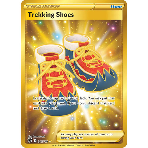 Trekking Boots 215/189 SWSH Astral Radiance Full Art Secret Rare Pokemon Card NEAR MINT TCG