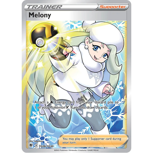Melony 26/30 SWSH Astral Radiance Trainer Gallery Full Art Holo Secret Rare Pokemon Card NEAR MINT 
