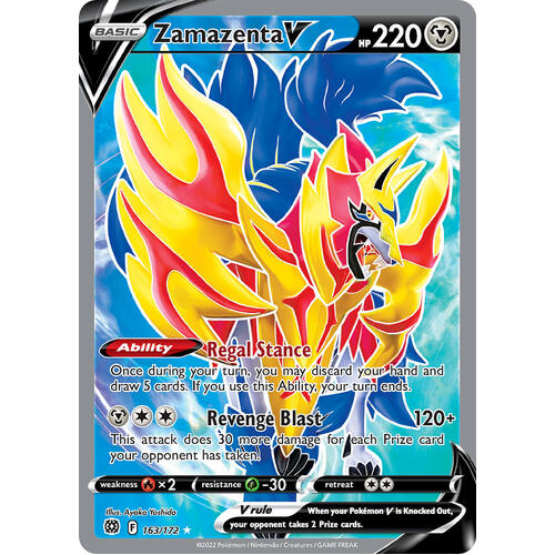 Zarude V 16-172 SWSH Brilliant Stars Holo Ultra Rare Pokemon Card