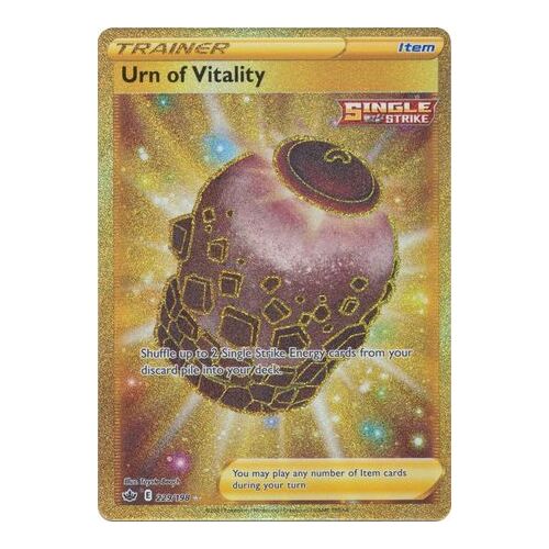 Urn of Vitality 229/198 SWSH Chilling Reign Full Art Holo Secret Rare Pokemon Card NEAR MINT TCG