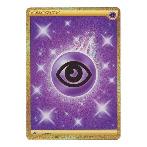 Psychic Energy 232/198 SWSH Chilling Reign Full Art Holo Secret Rare Pokemon Card NEAR MINT TCG