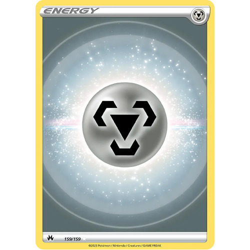 Metal Energy 159/159 SWSH Crown Zenith Holo Full Art Ultra Rare Pokemon Card NEAR MINT TCG