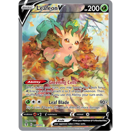 Leafeon-V (7/203), Busca de Cards