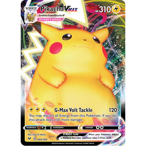 Pikachu VMAX 44/185 Vivid Voltage Full Art Holo Ultra Rare Pokemon Card NEAR MINT TCG