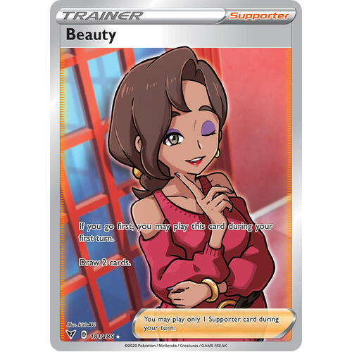 Beauty 181/185 Vivid Voltage Full Art Holo Ultra Rare Pokemon Card NEAR MINT TCG