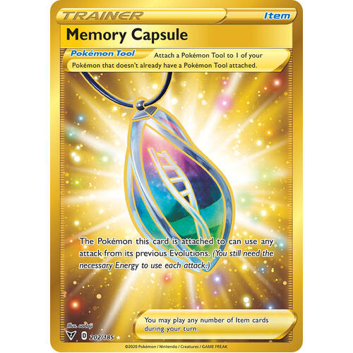 Memory Capsule 202/185 Vivid Voltage Secret Rare Pokemon Card NEAR MINT TCG