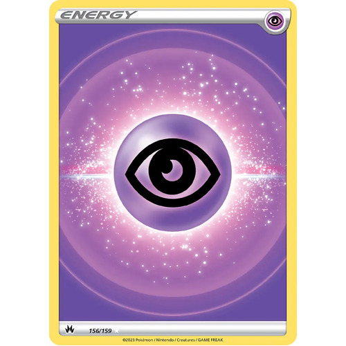 Psychic Energy 156/159 SWSH Crown Zenith Holo Full Art Ultra Rare Pokemon Card NEAR MINT TCG