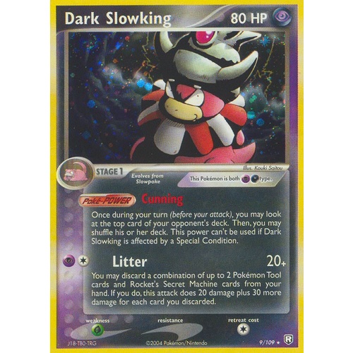 Dark Slowking 9/109 EX Team Rocket Returns Holo Rare Pokemon Card NEAR MINT TCG