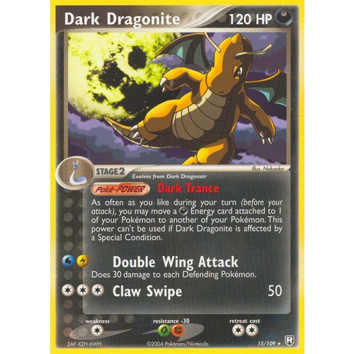 Dark Dragonite 15/109 EX Team Rocket Returns Rare Pokemon Card NEAR MINT TCG