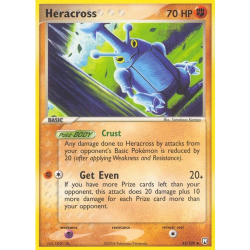 Heracross 43/109 EX Team Rocket Returns Uncommon Pokemon Card NEAR MINT TCG