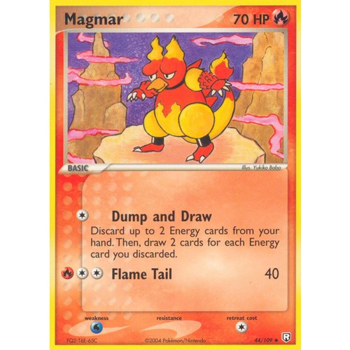 Magmar 44/109 EX Team Rocket Returns Uncommon Pokemon Card NEAR MINT TCG