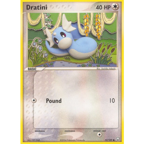 Dratini 52/109 EX Team Rocket Returns Common Pokemon Card NEAR MINT TCG