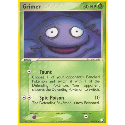 Grimer 56/109 EX Team Rocket Returns Common Pokemon Card NEAR MINT TCG
