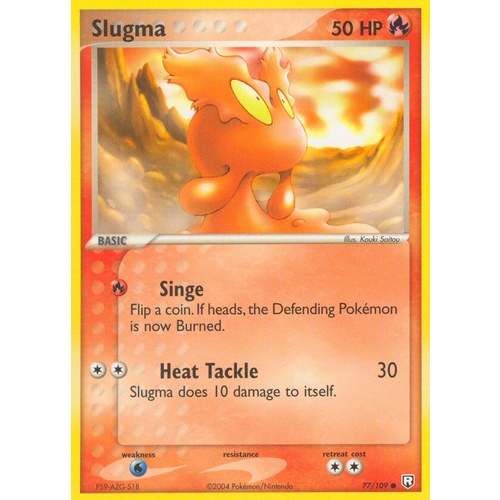 Slugma 77/109 EX Team Rocket Returns Common Pokemon Card NEAR MINT TCG