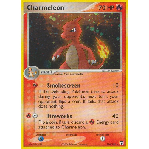 Charmeleon 110/109 EX Team Rocket Returns Holo Secret Rare Pokemon Card NEAR MINT TCG