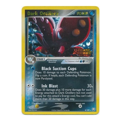 Dark Octillery 8/109 EX Team Rocket Returns Reverse Holo Rare Pokemon Card NEAR MINT TCG